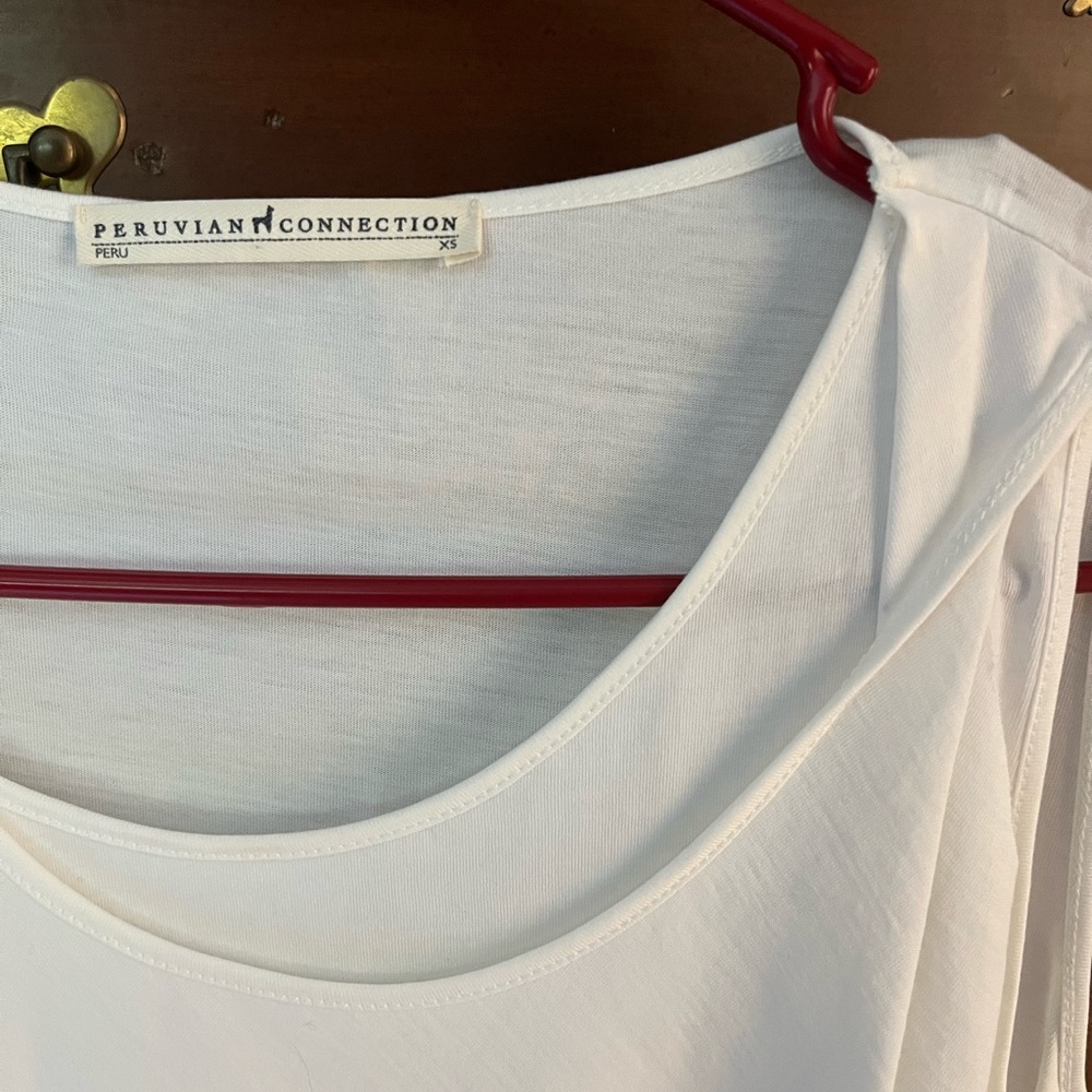 Excellent Condition Peruvian Connection Draped Top - image 2